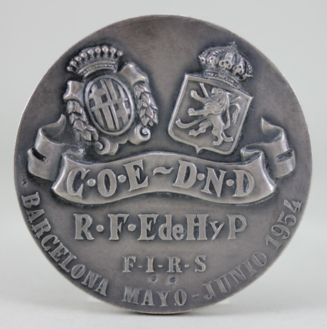 Rink Hockey Silver Medal - European & World Championship - 1954 