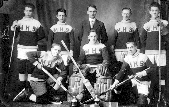 Merritt High School - Ice Hockey Champions - circa 1926