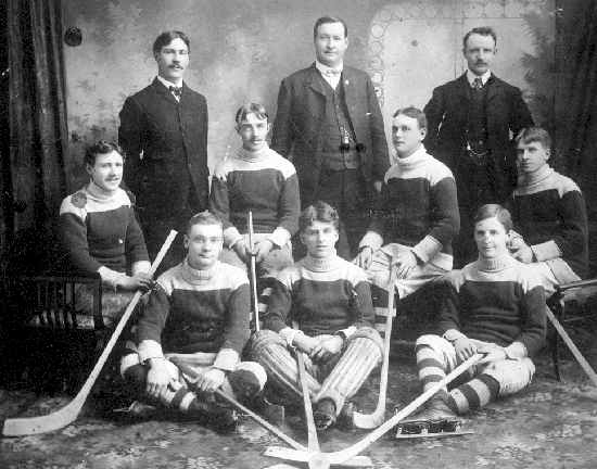 Revelstoke Mens Hockey Team - British Columbia - Early 1900s
