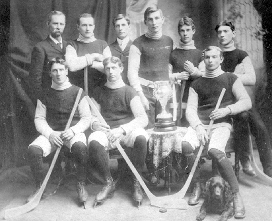 Rossland Hockey Team 1906 Giant Powder Cup Champions