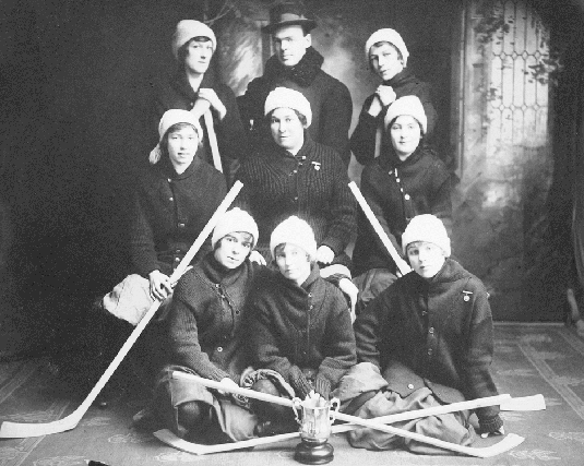 Rossland Ladies Hockey Team - British Columbia - 1916