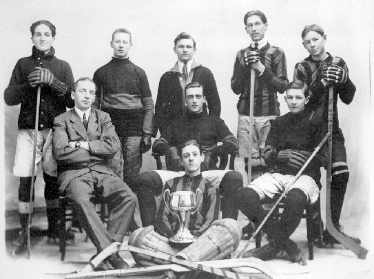 Victoria High School Ice Hockey Team - Champions - circa 1910