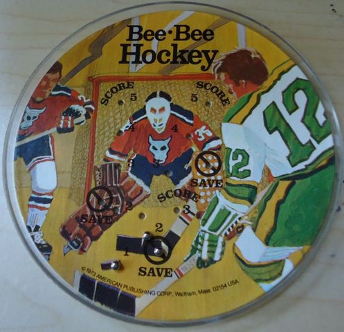 Bee Bee Hockey - Vintage Hand Held Hockey Game - 1973