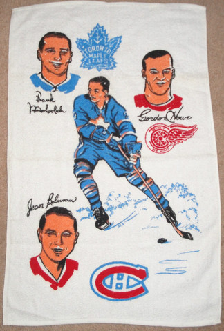 Ice Hockey Towels - York Peanut Butter - 1962   