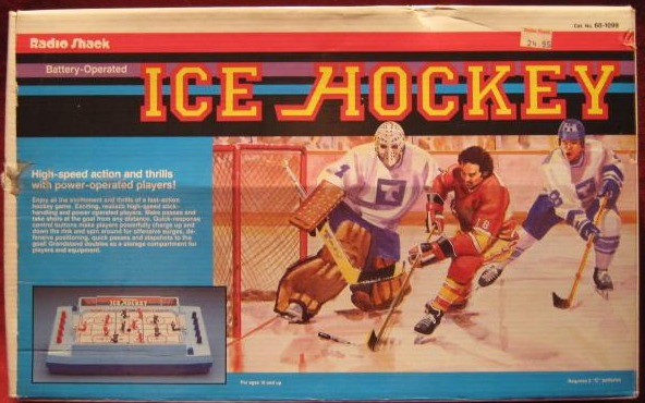 Vintage Electronic Hockey Game - Radio Shack - Ice Hockey