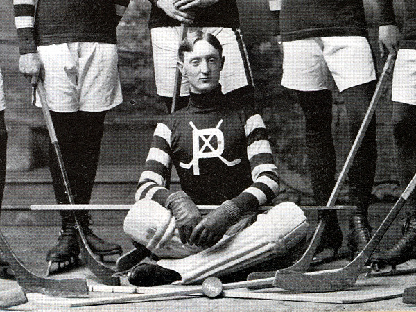 Antique Goaltender - Bert Mustin - Pennsylvania Military College