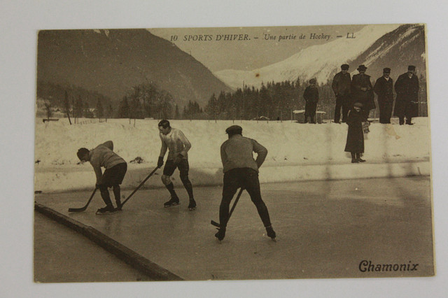 Antique Ice Hockey - Chamonix - France - 1919