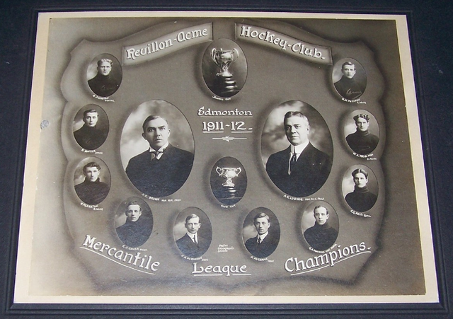 Revillon-Acme Hockey Club - Mercantile League Champions - 1912