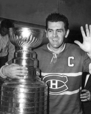 Maurice Richard - The Rocket with the Original Stanley Cup  