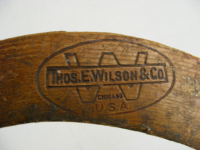 Antique Field Hockey Stick Makers Mark - Thos. E. Wilson & Co