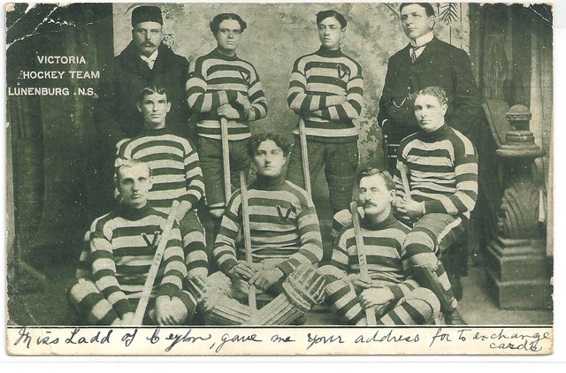 Victoria Hockey Team - Lunenburg - Nova Scotia - 1907