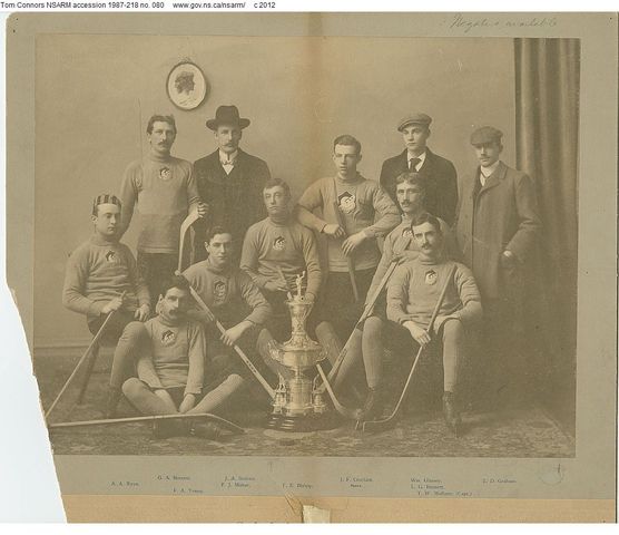 Halifax Crescents - Starr Manufacturing Trophy Champions  - 1898