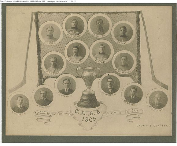 C.A.A.A. - Intermediate Champions of Nova Scotia - 1909