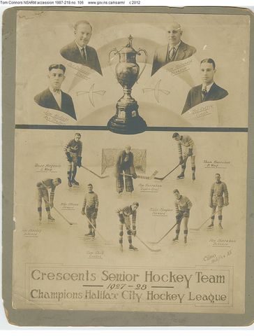 Halifax Crescents Senior Ice Hockey Team - Champions - 1928