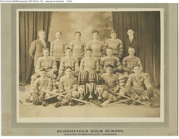 Bloomfield High School - Maritime Interscholastic Champions 1936