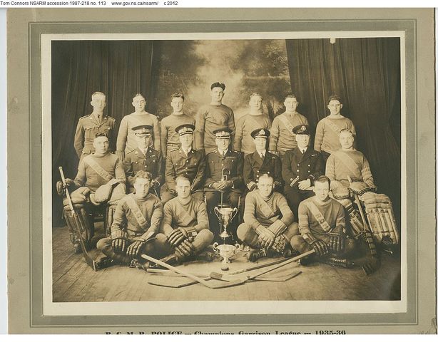 RCMP - Police Champions Garrison League - 1936