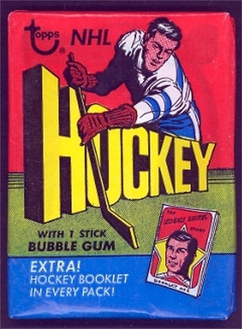 Hockey Card Wrapper 1971 1
