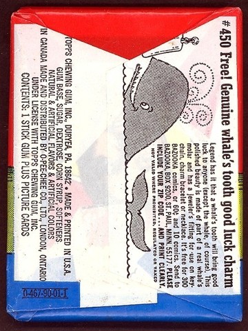 Hockey Card Wrapper 1971 1b