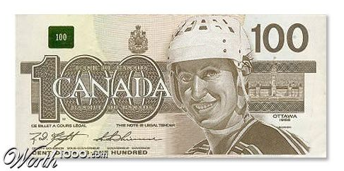 Hockey Money - Gretzky Money - $100 Bill 
