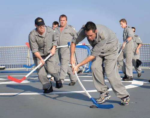 Deck Hockey - Royal Australian Navy - Marines