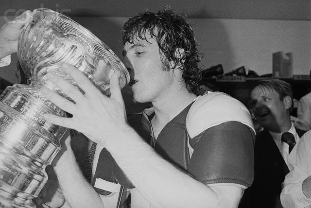Bobby Clarke Drinks From the Stanley Cup - May 19, 1974