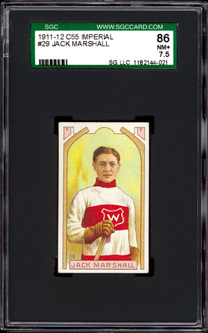 Jack Marshall - C55 - Imperial Tobacco Hockey Card - 1911