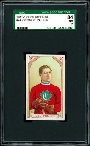 George Poulin - C55 - Imperial Tobacco Hockey Card - 1911