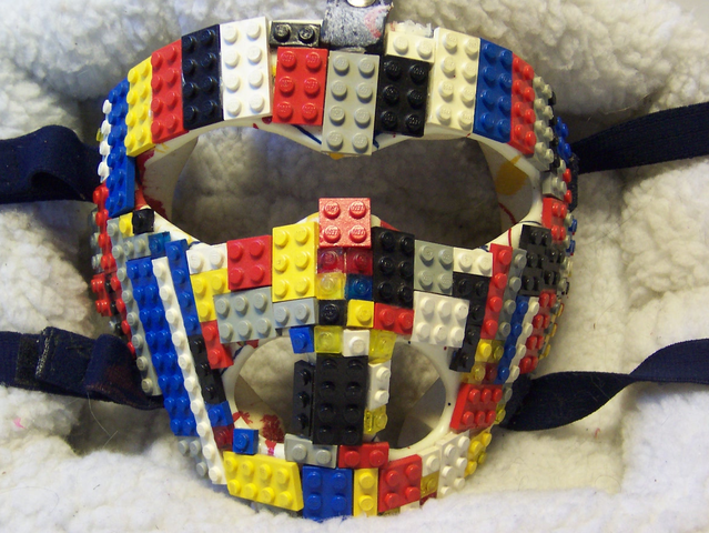 Lego Hockey Mask - Goalie Mask - Face Mask